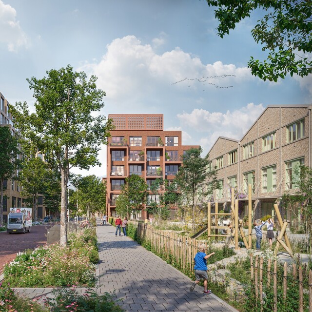 Glasfabriek tegel